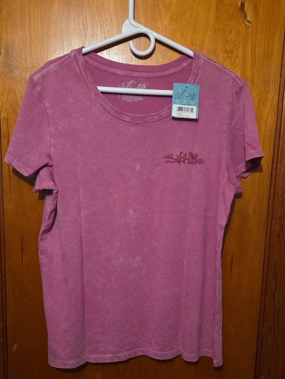 Salt Life Women's Washed Rose Short-Sleeve Crew Tee